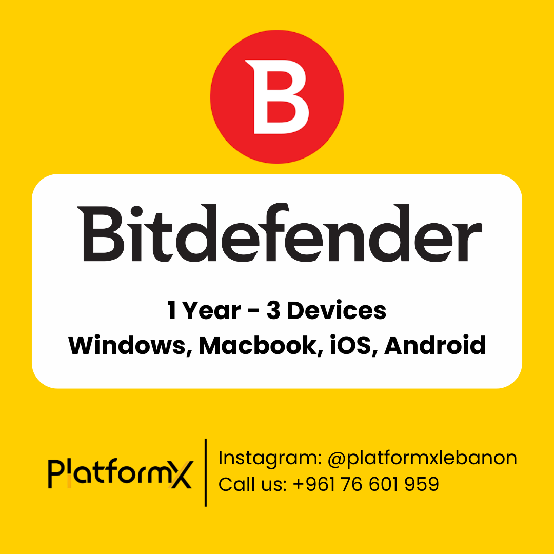Bitdefender Total Security - 1 Year | 3 Devices
